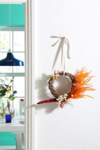 DIY Easter Wreath Completed 2 Portrait s A vibrant, seasonal Easter wreath