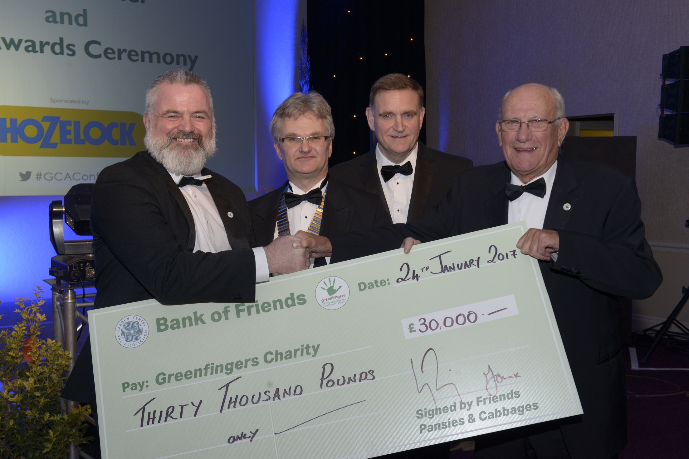 Garden centre team lifts Greenfingers Challenge Cup