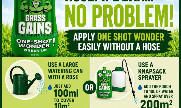 Grass Gains helps retailers tackle hosepipe bans head-on