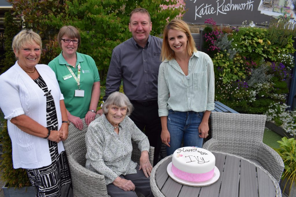 Leeds nonagenarian is treated like a queen at a Bradford Garden Centre