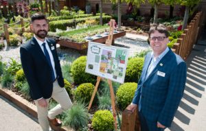 Marco de Jongh and Stuart Andrews Notcutts Norwich unveils spectacular Display Garden