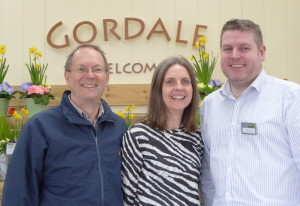 Peter and Jill Nicholson, owners of Gordale Garden Centre and regular IGCA Congress attendees, and GCA Trust funding winner Mark Scott. - Copy