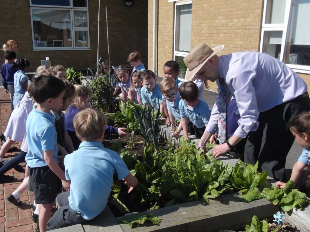 Poundbury Gardens sows seeds for school garden competition success