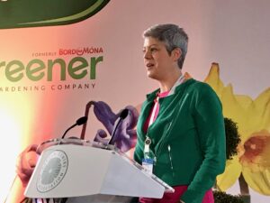 Tammy Woodhouse GCA Chairman Elect speaking to delegates at the last GCA conference which was held in 2020. GCA decides to postpone annual conference in wake of COVID